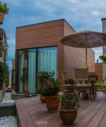 Aménagements de terrasse en bois