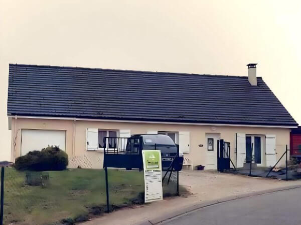 Création garage simple accolé à Saint-Nicolas-d'Aliermont (76)