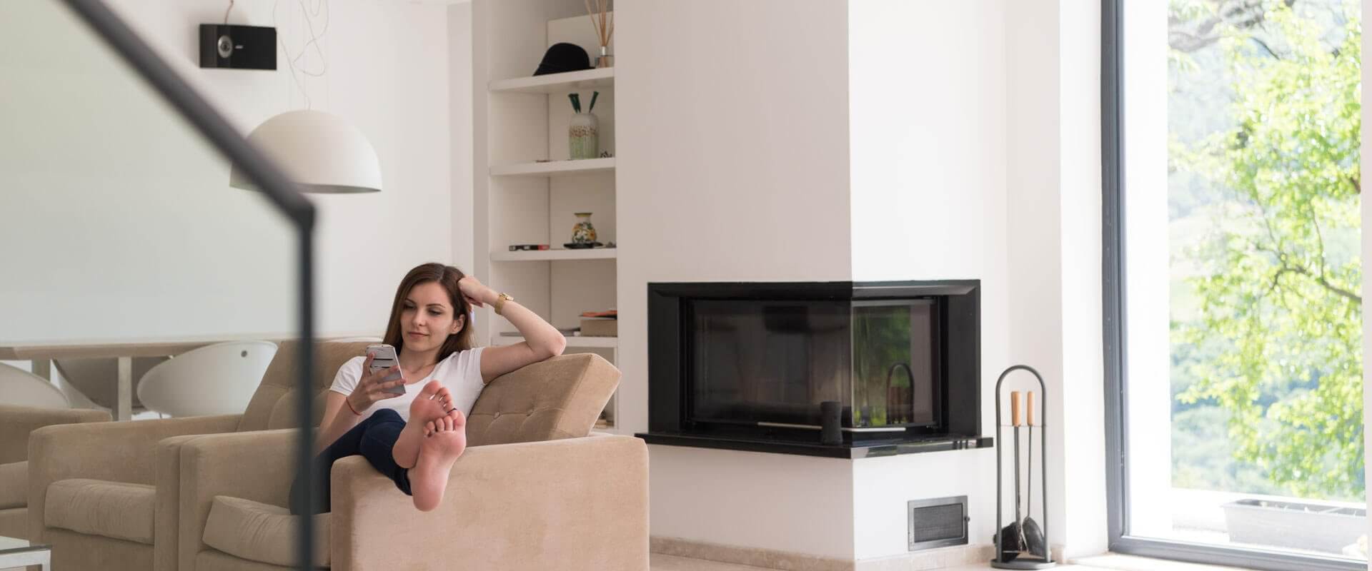 Intérieur maison économique et confortable