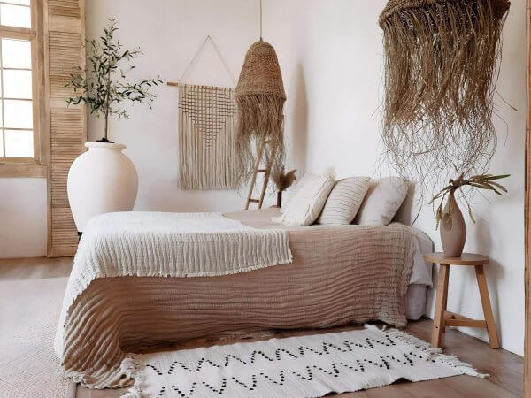 Des alternatives naturelles pour une chambre moderne