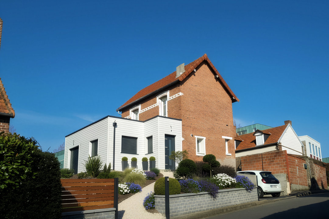 Maison après extension cubique