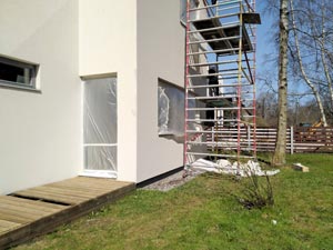 Façade après réalisation extension maison