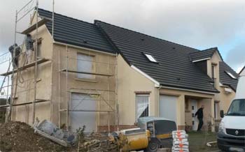 Travaux d'agrandissement en dur d'une maison